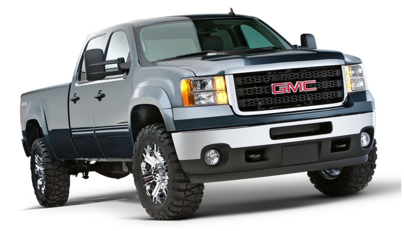 GMC Sierra 2500 HD Fender Flares - Husky Liners - Extend-A-Fender Style - Matte Black - `07-`14